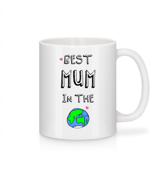 Worlds Best Mum - Tasse - Weiß - Vorn