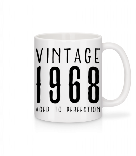 Vintage 1968 Aged To Perfection - Mug - White - Front