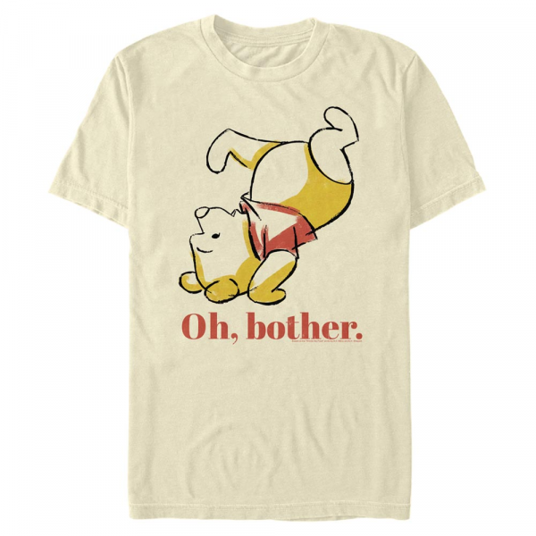 Disney Classics - Winnie the Pooh - Medvídek Pú Oh Bother Bear - Men's T-Shirt - Cream - Front