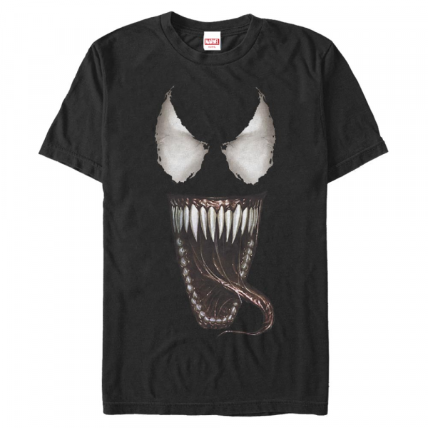 Marvel - Venom Mouth Open - Halloween - Men's T-Shirt - Black - Front