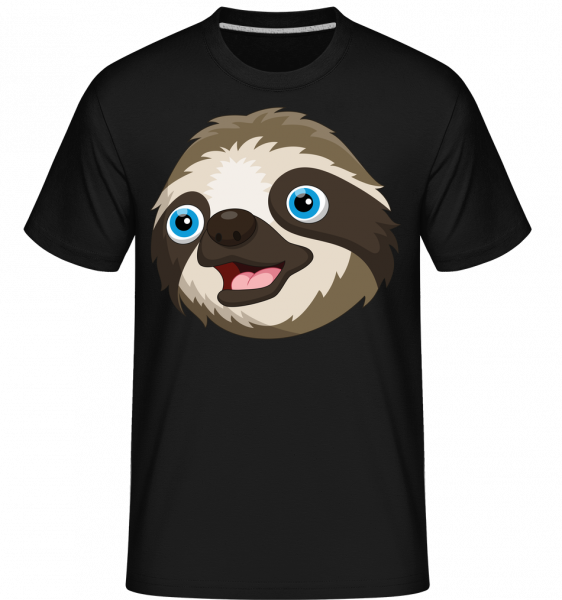 Cute Sloth -  Shirtinator Men's T-Shirt - Black - Front