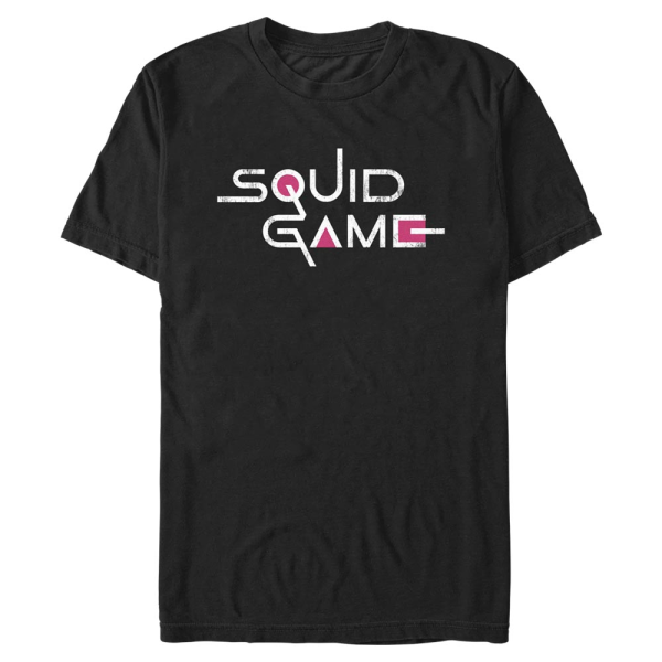 Netflix - Squid Game - Logo English Title - Männer T-Shirt - Schwarz - Vorne