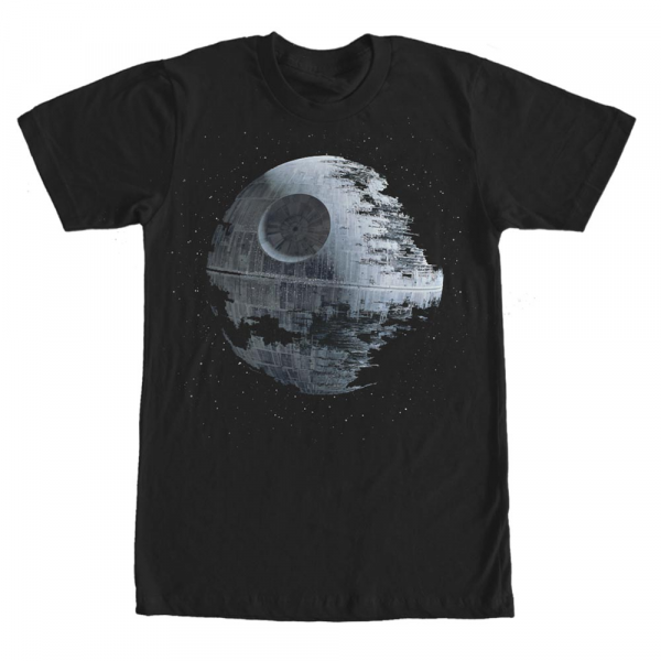 Star Wars - Death Star Stars - Männer T-Shirt - Schwarz - Vorne
