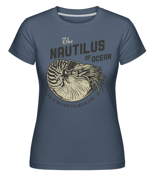 Nautilus -  Shirtinator Women's T-Shirt - Denim - Front