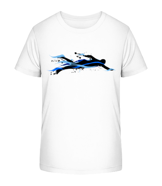 Swimmer - Kid's Bio T-Shirt Stanley Stella - White - Front