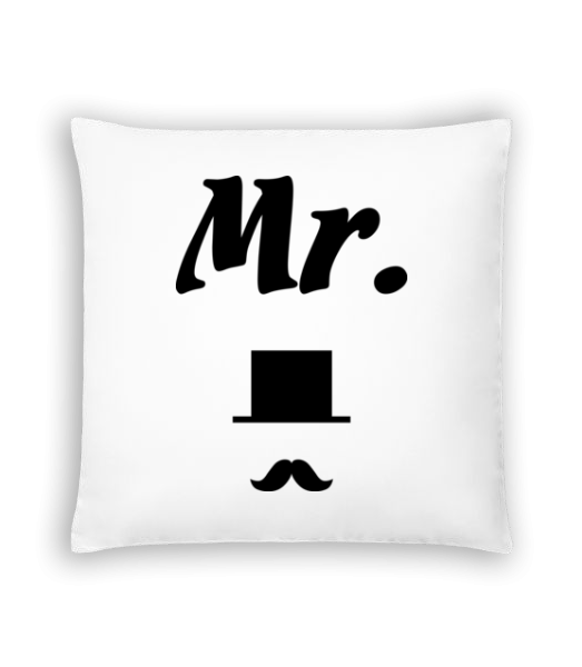 Mr. Wedding - Cushion - White - Front