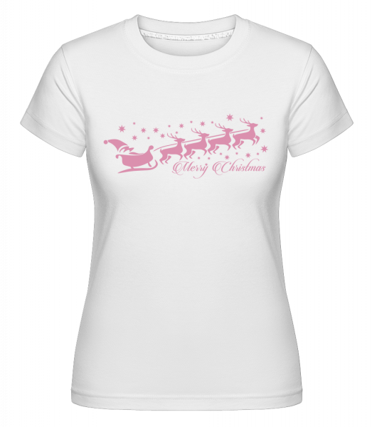 Reindeer magic -  Shirtinator Women's T-Shirt - White - Vorn