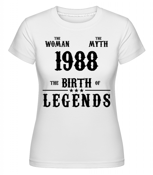 The Myth Woman 1988 - Shirtinator Frauen T-Shirt - Weiß - Vorn