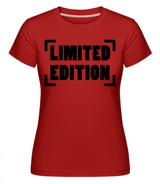 Limited Edition Logo -  Shirtinator Women's T-Shirt - Red - Vorn