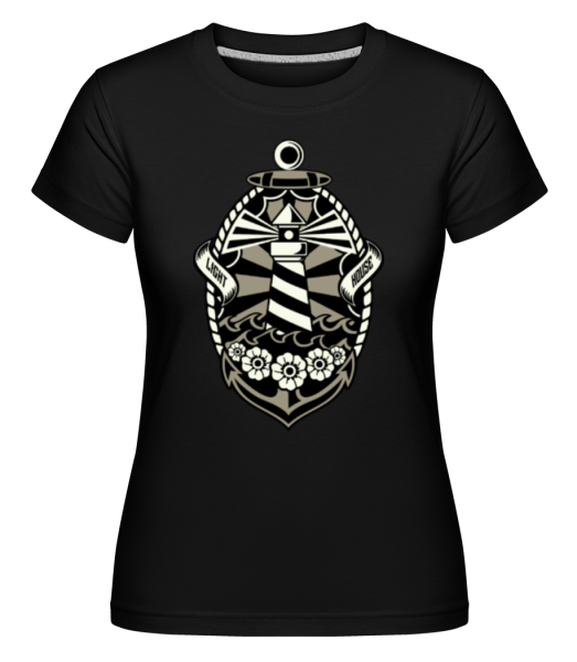 Lighthouse - Shirtinator Frauen T-Shirt - Schwarz - Vorne