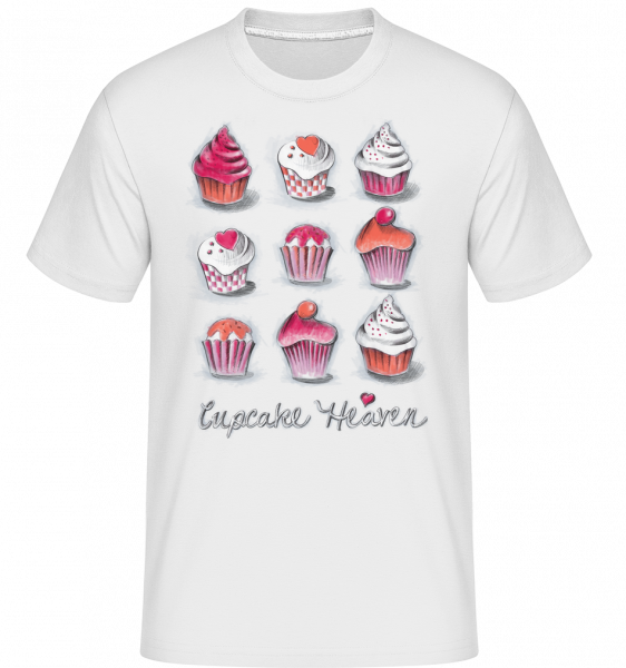 Cupcake Heaven - Shirtinator Männer T-Shirt - Weiß - Vorn