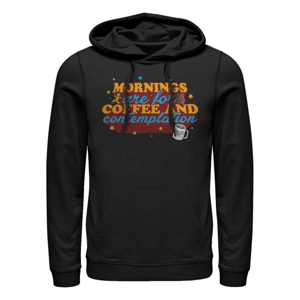 Netflix - Stranger Things - Quote Coffee Contemplations - Unisex Hoodie - Black - Front