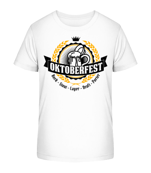 Oktoberfest Maß - Kid's Bio T-Shirt Stanley Stella - White - Front
