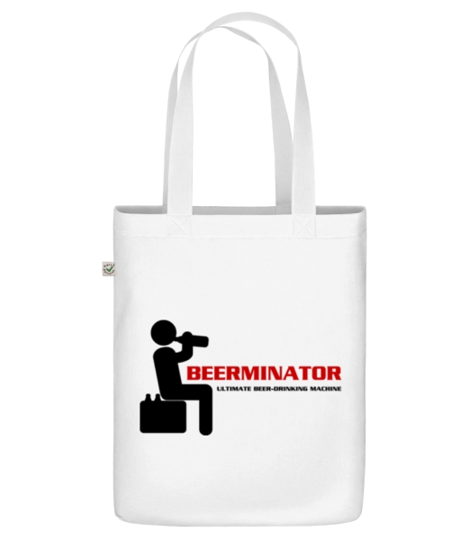 Beerminator - Organic tote bag - White - Front