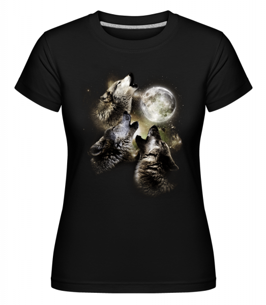 Wolfsmond - Shirtinator Frauen T-Shirt - Schwarz - Vorn