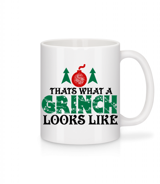 What A Grinch Looks Like - Mug - White - Front