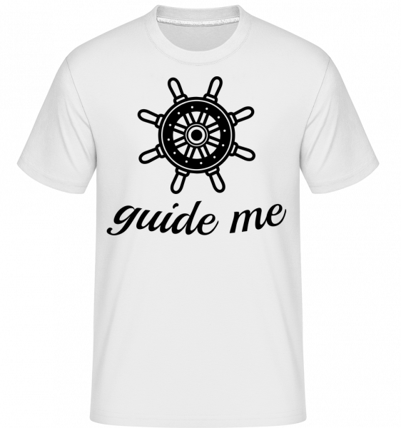 Guide Me - Shirtinator Männer T-Shirt - Weiß - Vorn