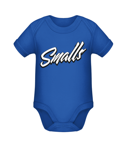 Smalls - Baby Bio Strampler - Royalblau - Vorne