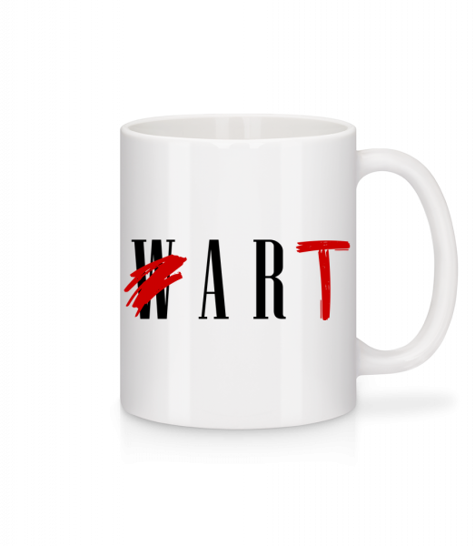 Art Not War - Mug - White - Front
