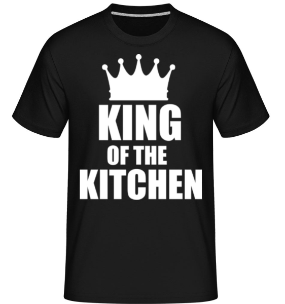 King Of the Kitchen - Shirtinator Männer T-Shirt - Schwarz - Vorne