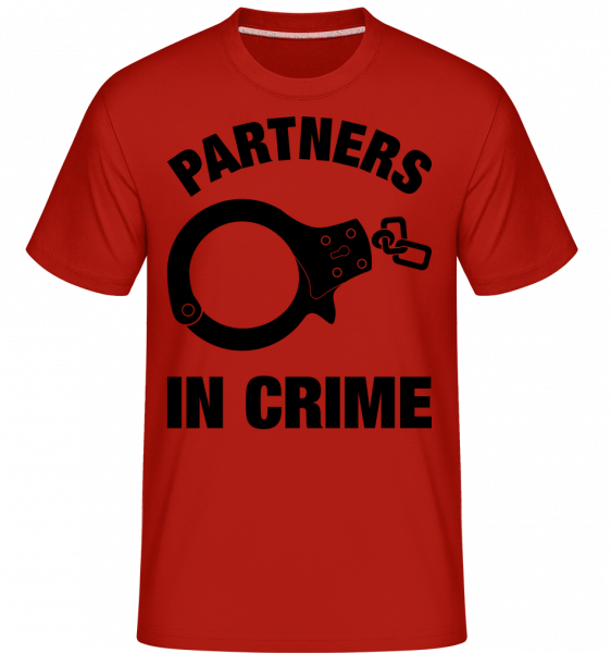 Partner in crime -  Shirtinator Men's T-Shirt - Red - Vorn