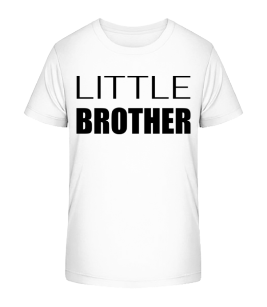 Little Brother - Kinder Bio T-Shirt Stanley Stella - Weiß - Vorne