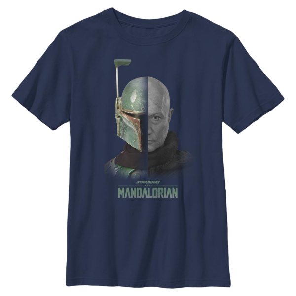 Star Wars - The Mandalorian - Boba Fett MandoMon Epi6 Counted - Kinder T-Shirt - Marine - Vorne