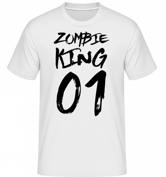 Zombie King -  Shirtinator Men's T-Shirt - White - Vorn