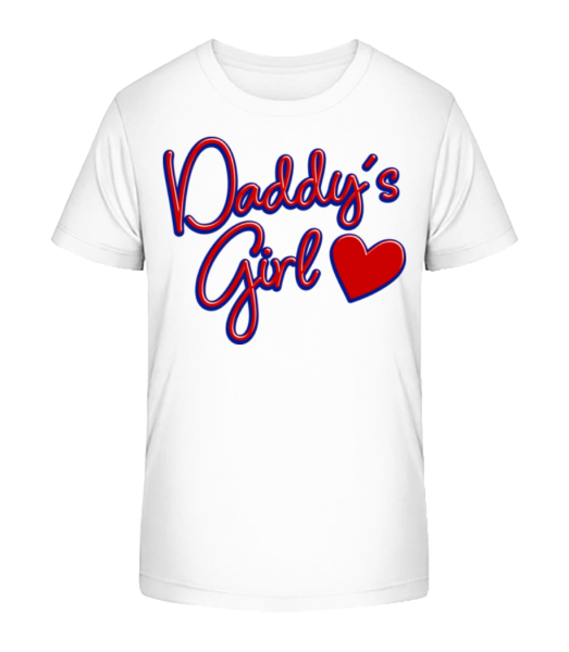Daddy's Girl - Kid's Bio T-Shirt Stanley Stella - White - Front