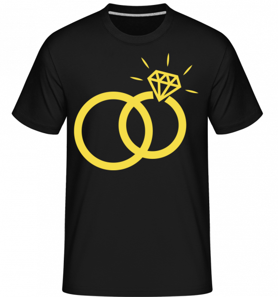 Wedding Rings -  Shirtinator Men's T-Shirt - Black - Vorn