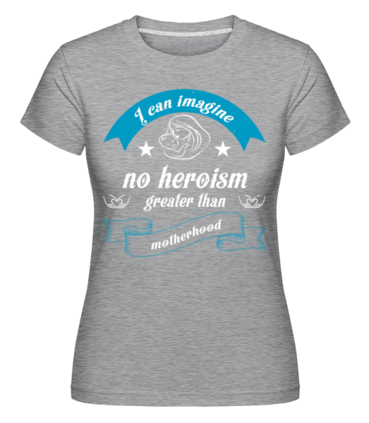 I Can Imagine - Shirtinator Frauen T-Shirt - Grau meliert - Vorne