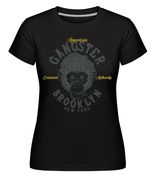 Gangster Brooklyn - Shirtinator Frauen T-Shirt - Schwarz - Vorne