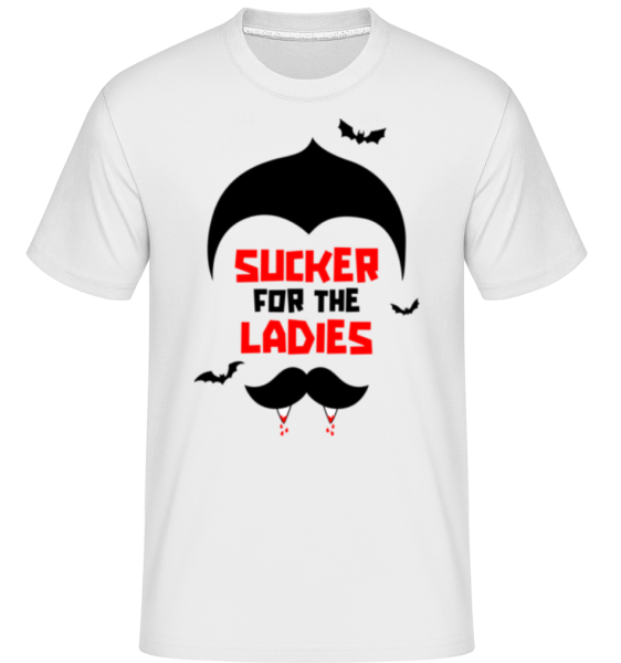 Sucker For The Ladies -  Shirtinator Men's T-Shirt - White - Front