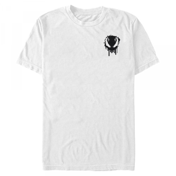 Marvel - Venom Badge - Männer T-Shirt - Weiß - Vorne