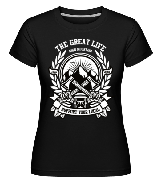 Axe - Shirtinator Frauen T-Shirt - Schwarz - Vorne