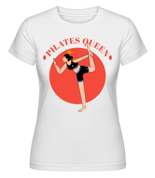 Pilates Queen -  Shirtinator Women's T-Shirt - White - Front