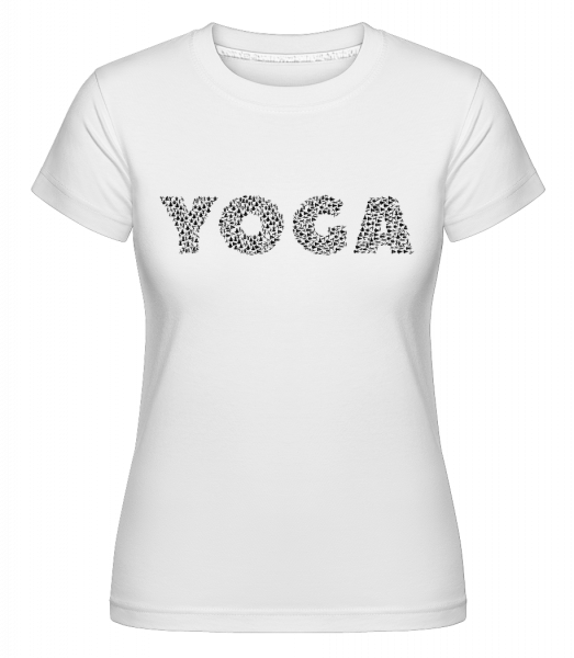 Yoga - Shirtinator Frauen T-Shirt - Weiß - Vorn