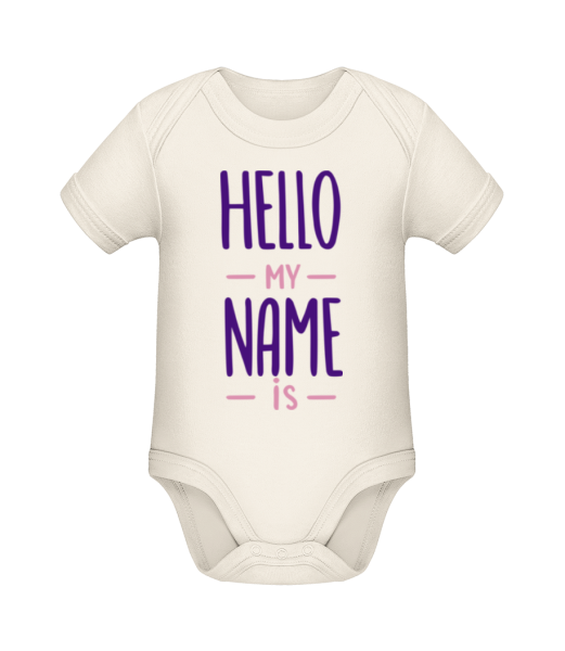 Hello My Name Is - Organic Baby Body - Cream - Front