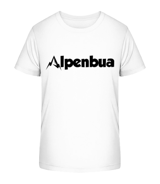 Alpenbua - Kinder Bio T-Shirt Stanley Stella - Weiß - Vorne