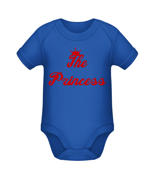 The Princess - Baby Bio Strampler - Royalblau - Vorne