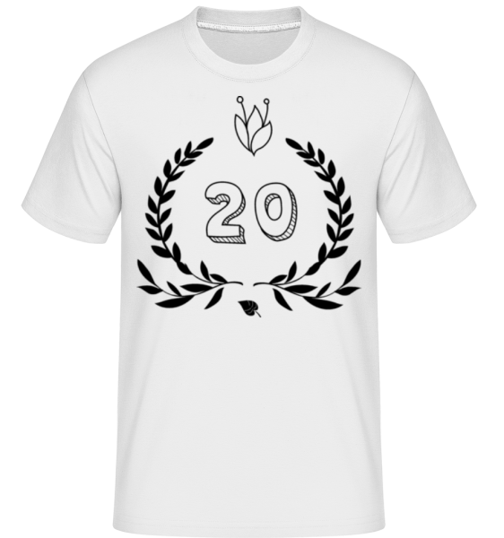 20er Geburtstag - Shirtinator Männer T-Shirt - Weiß - Vorne