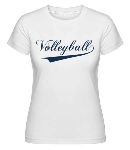 Volleyball Stroke -  Shirtinator Women's T-Shirt - White - Front
