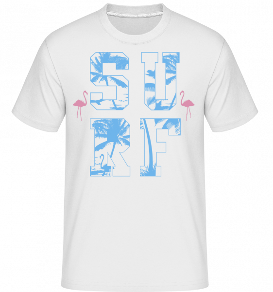 Surf Icon -  Shirtinator Men's T-Shirt - White - Vorn