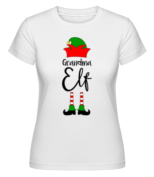 Grandma Elf -  Shirtinator Women's T-Shirt - White - Front