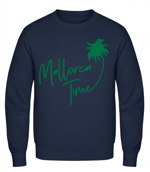 Mallorca Time - Männer Pullover - Marine - Vorn