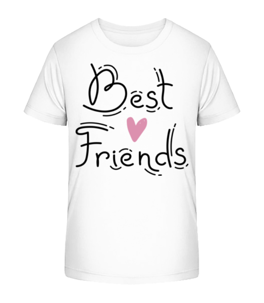 Best Friends - Kinder Bio T-Shirt Stanley Stella - Weiß - Vorne