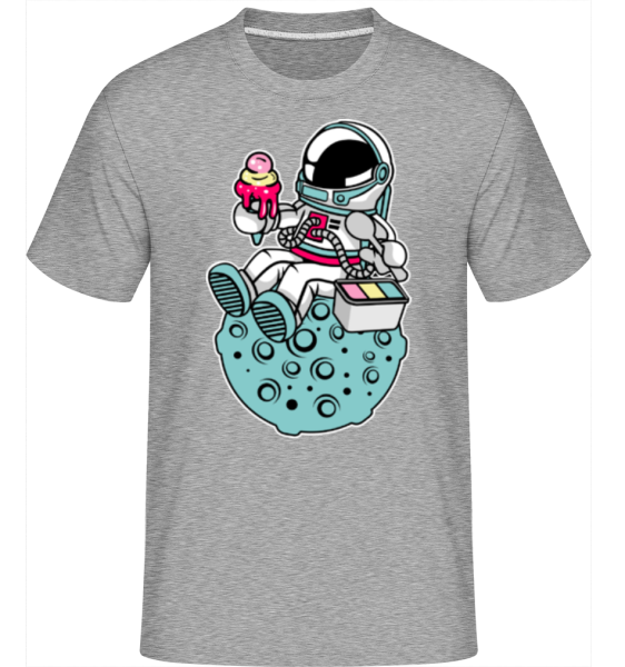 Astronaut Ice Cream -  Shirtinator Men's T-Shirt - Heather grey - Front