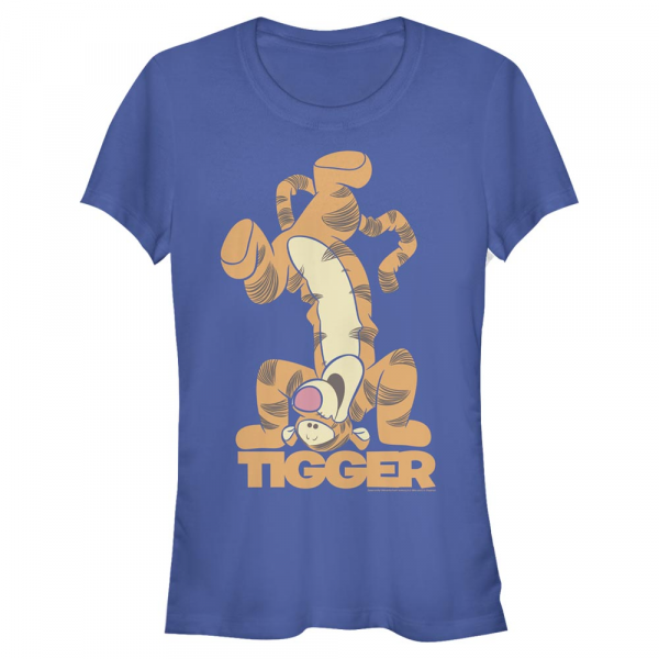 Disney - Winnie Puuh - Tigr Bounce - Frauen T-Shirt - Royalblau - Vorne