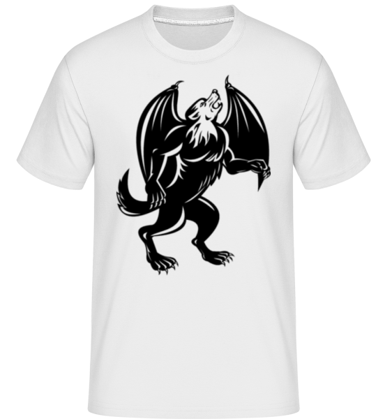 Gothic Monster Black -  Shirtinator Men's T-Shirt - White - Front