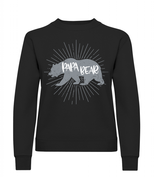 Papa Bear - Classic Ladies’ Set-In Sweatshirt - Black - Vorn